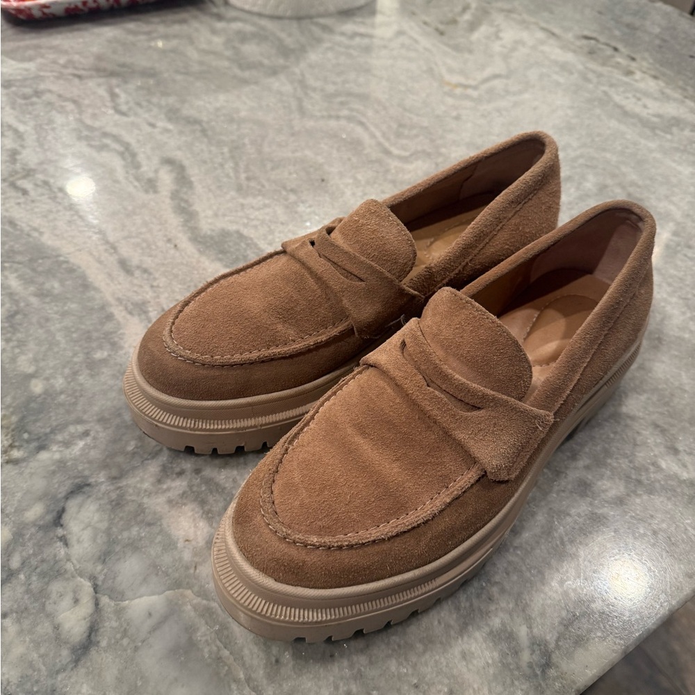 Portland Leather Tan Suede Loafers